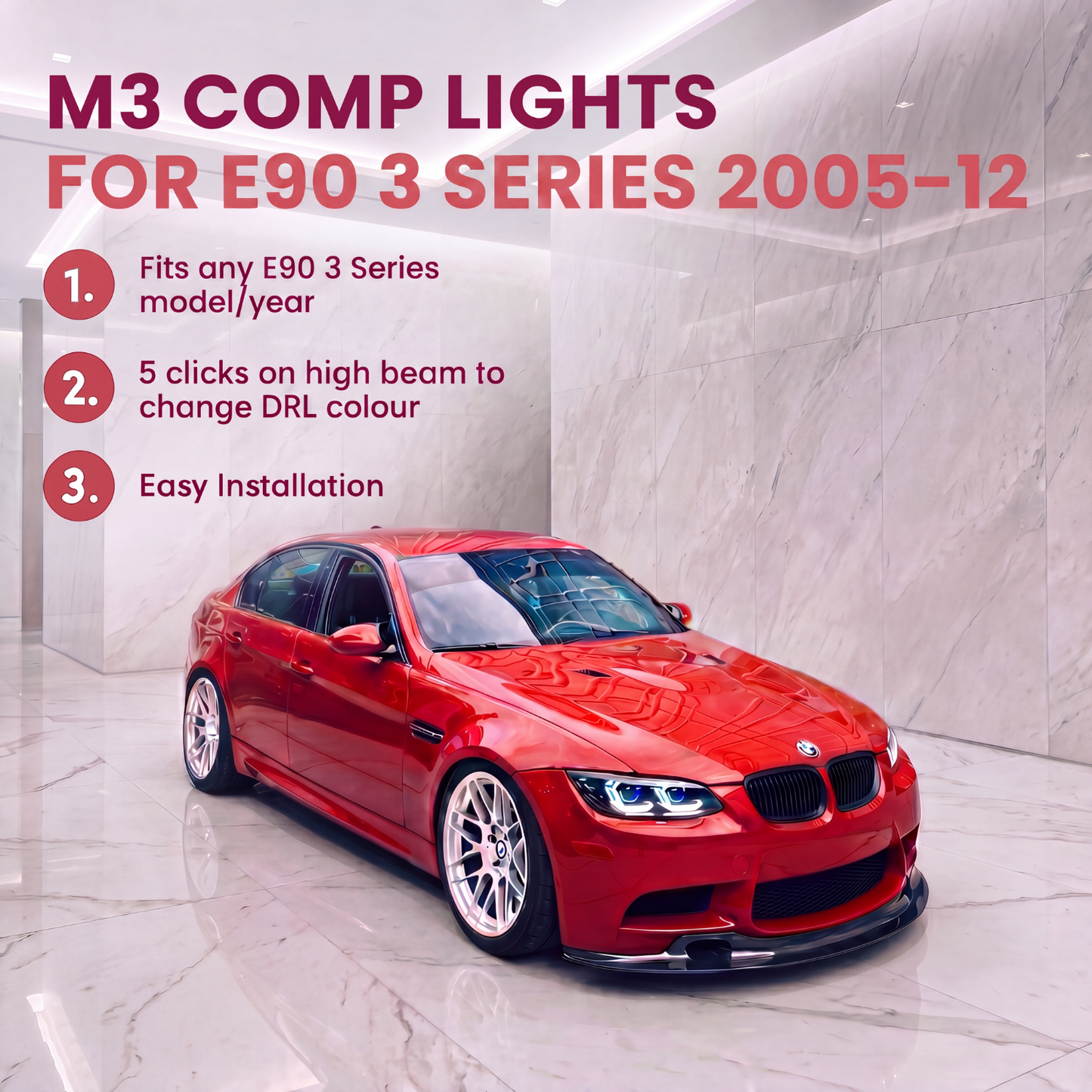 BMW 3 Series E90 (2005-2012) V2 Dual Laser Headlights