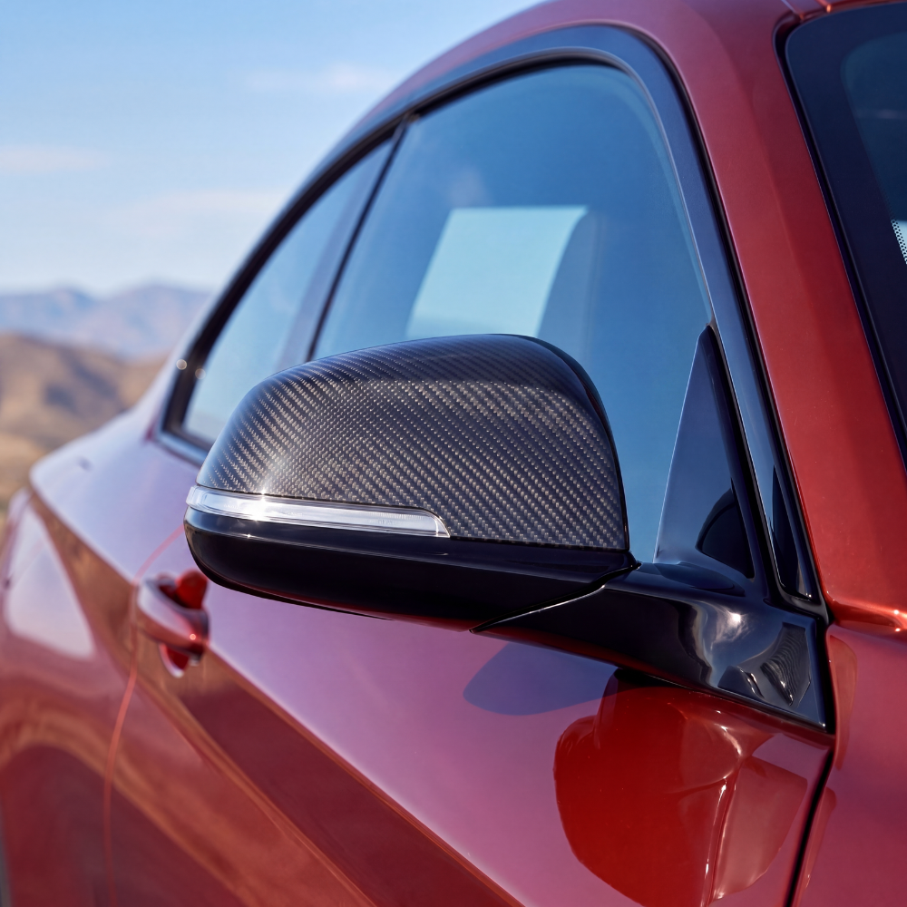 Carbon Fiber Mirror Caps - 1/2 Series (F20/F21 - F22/F23))