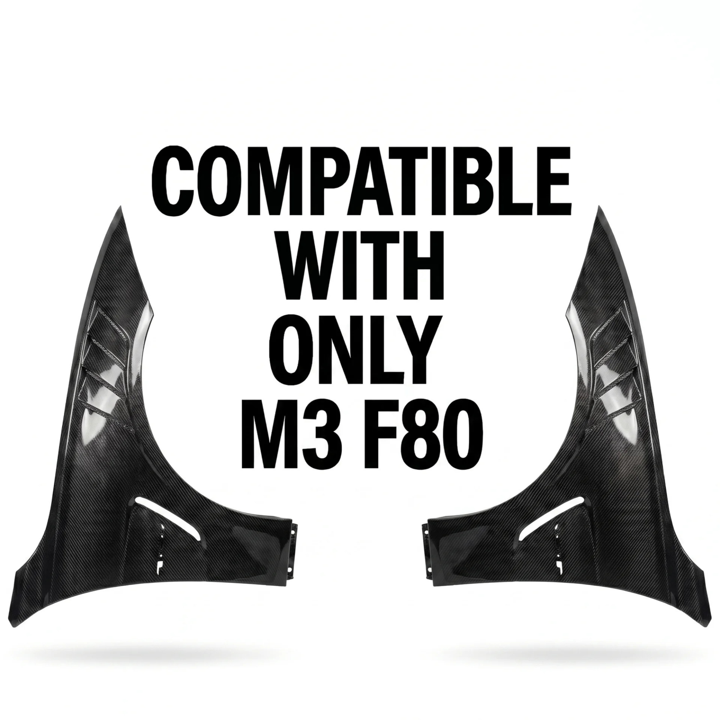 M Performance Carbon Fenders - M3 F80