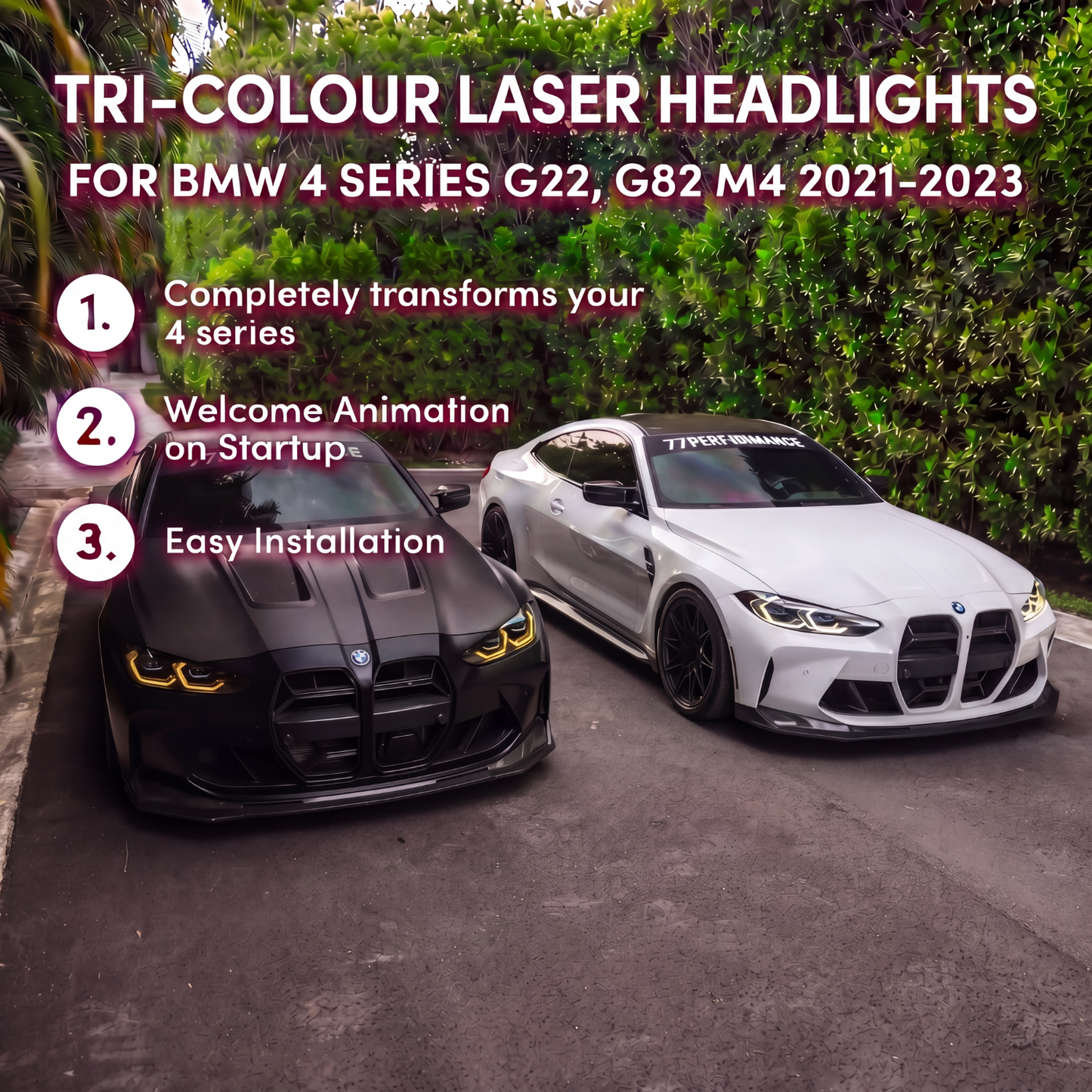 BMW 4 Series G22/G80/G82 (2021-25) Tri-Colour Laser