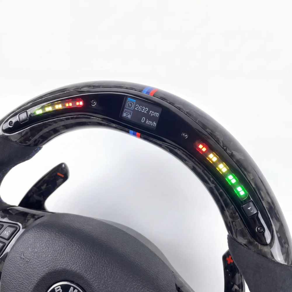Forged Carbon LED Meter BMW Wheel