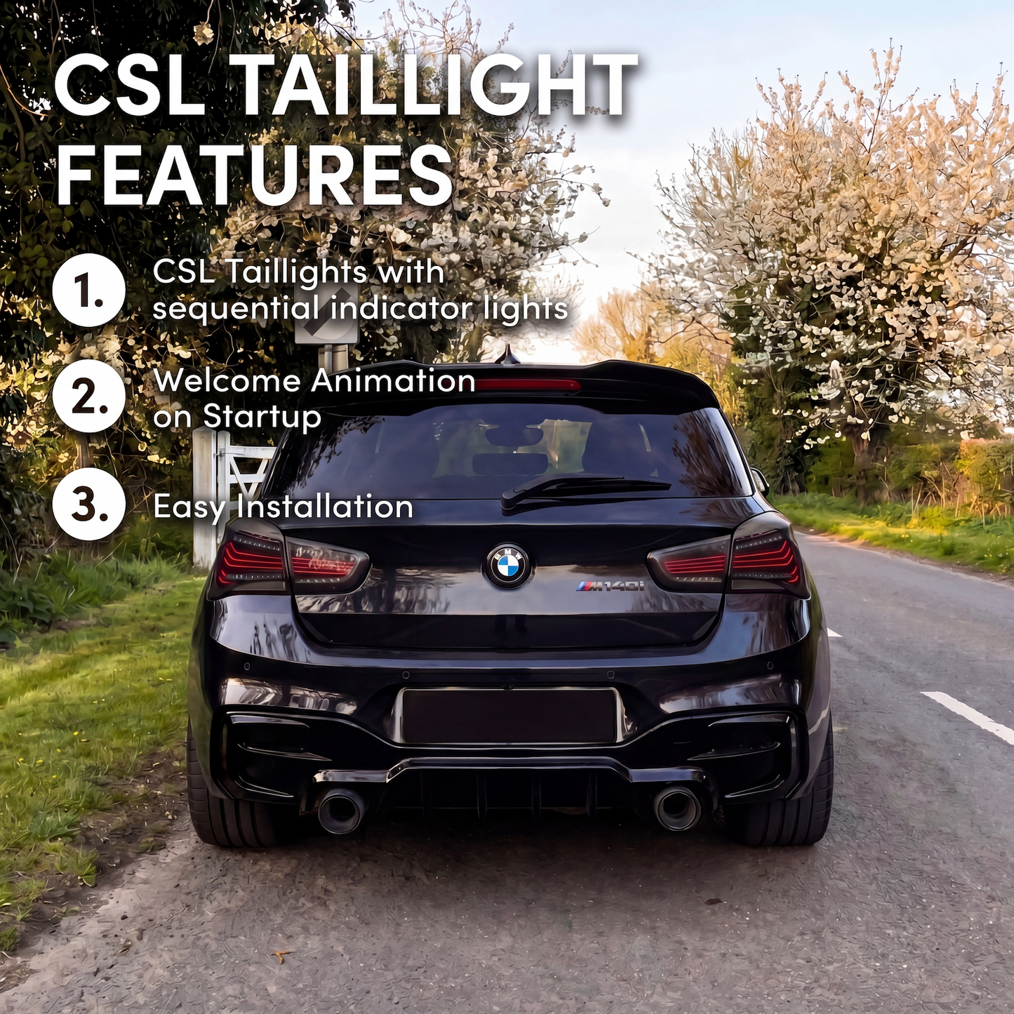BMW 1 Series (F20/F21 2015-2019) CSL Taillights