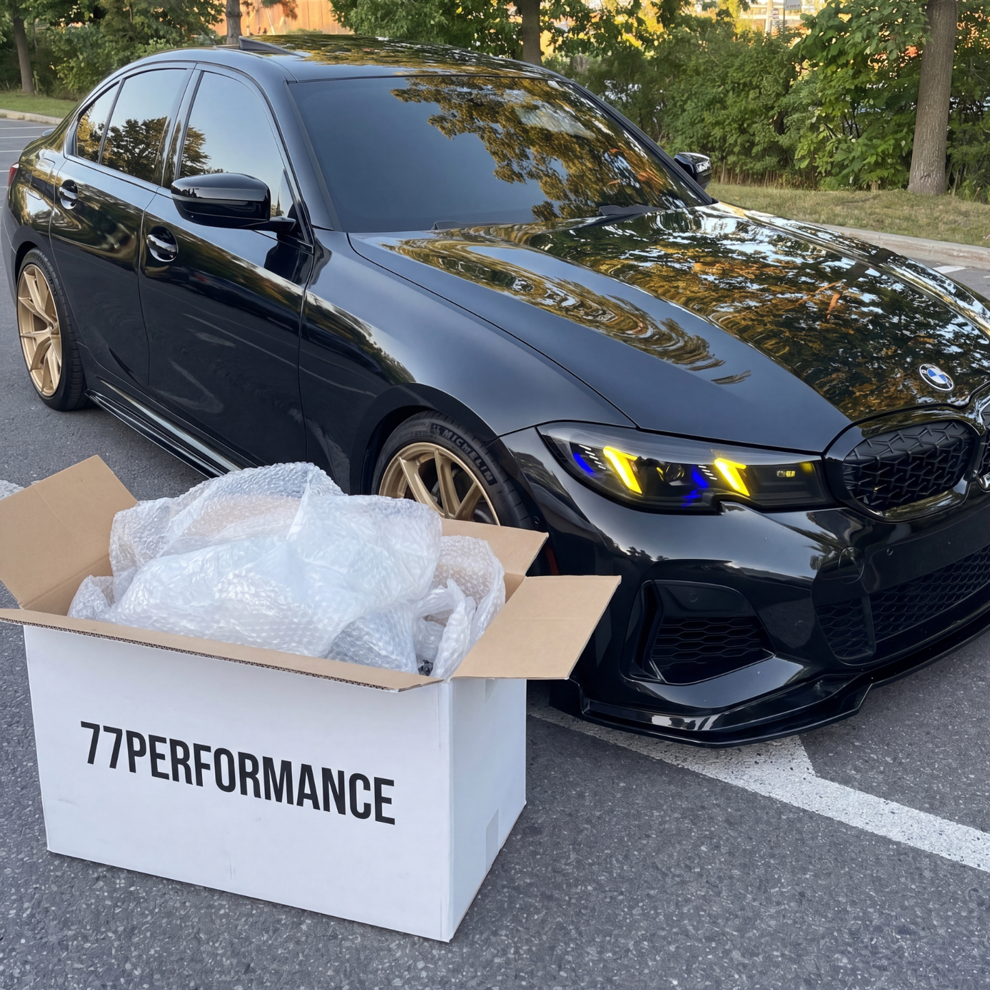 BMW 3 Series (G20 2019-2022) Snake Eye Dual Colour Headlights