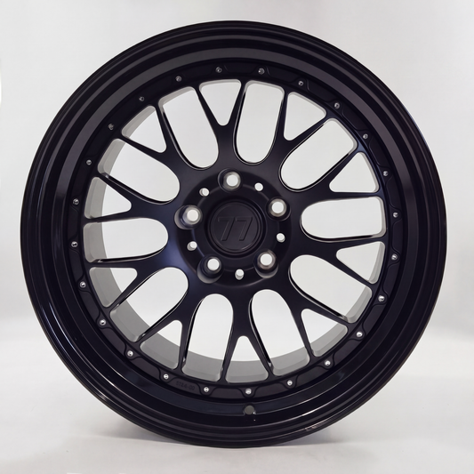 SV-88 Spider Web Matt Black Forged Alloys (Price Per Alloy)