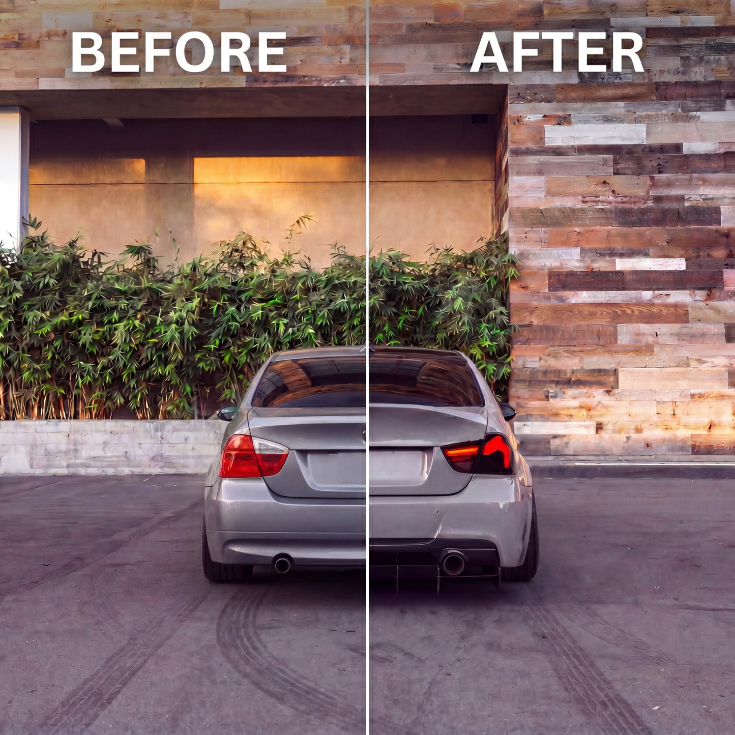 BMW 3 Series E90 (2009-2012) Smoked G Style Taillights