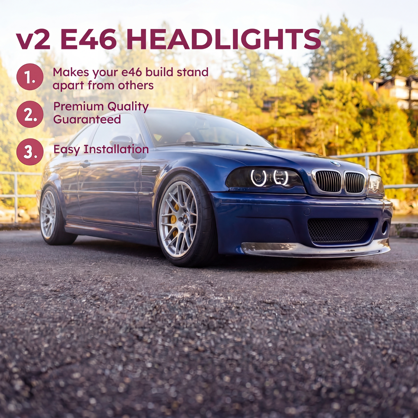BMW 3 Series E46 (2000-2007) Angel Eyes