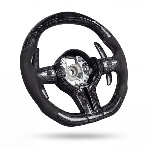 Forged Carbon Led Shifter Meter - BMW Wheel