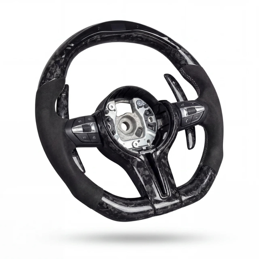 Forged Carbon Led Shifter Meter - BMW Wheel