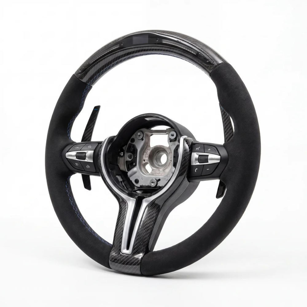 Forged Carbon Led Shifter Meter - BMW Wheel