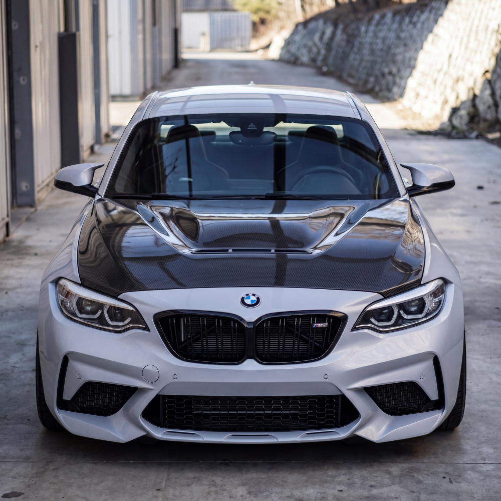 M2 F87 Agro Front Bonnet - Full Dry Carbon Fiber (2 Series - F22/F23 2014/19)