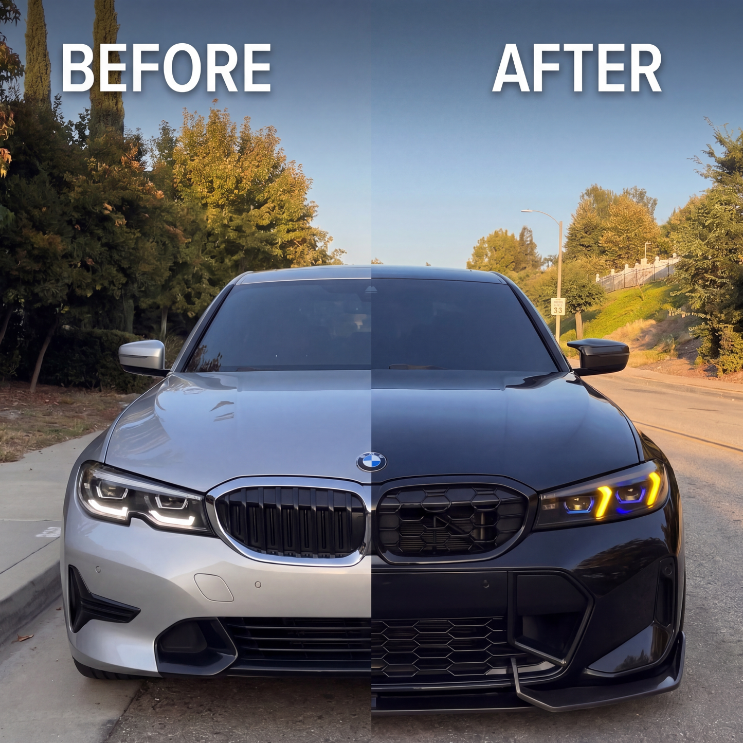 BMW 3 series - (G20 2023-2025) Snake Eyes Dual Colour