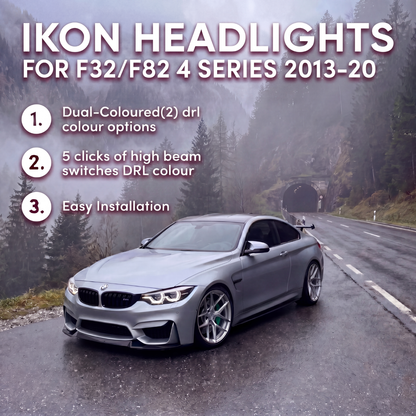 BMW 4 Series F32/F36/F82/M3 (2013-2020) Dual Ikon Headlights