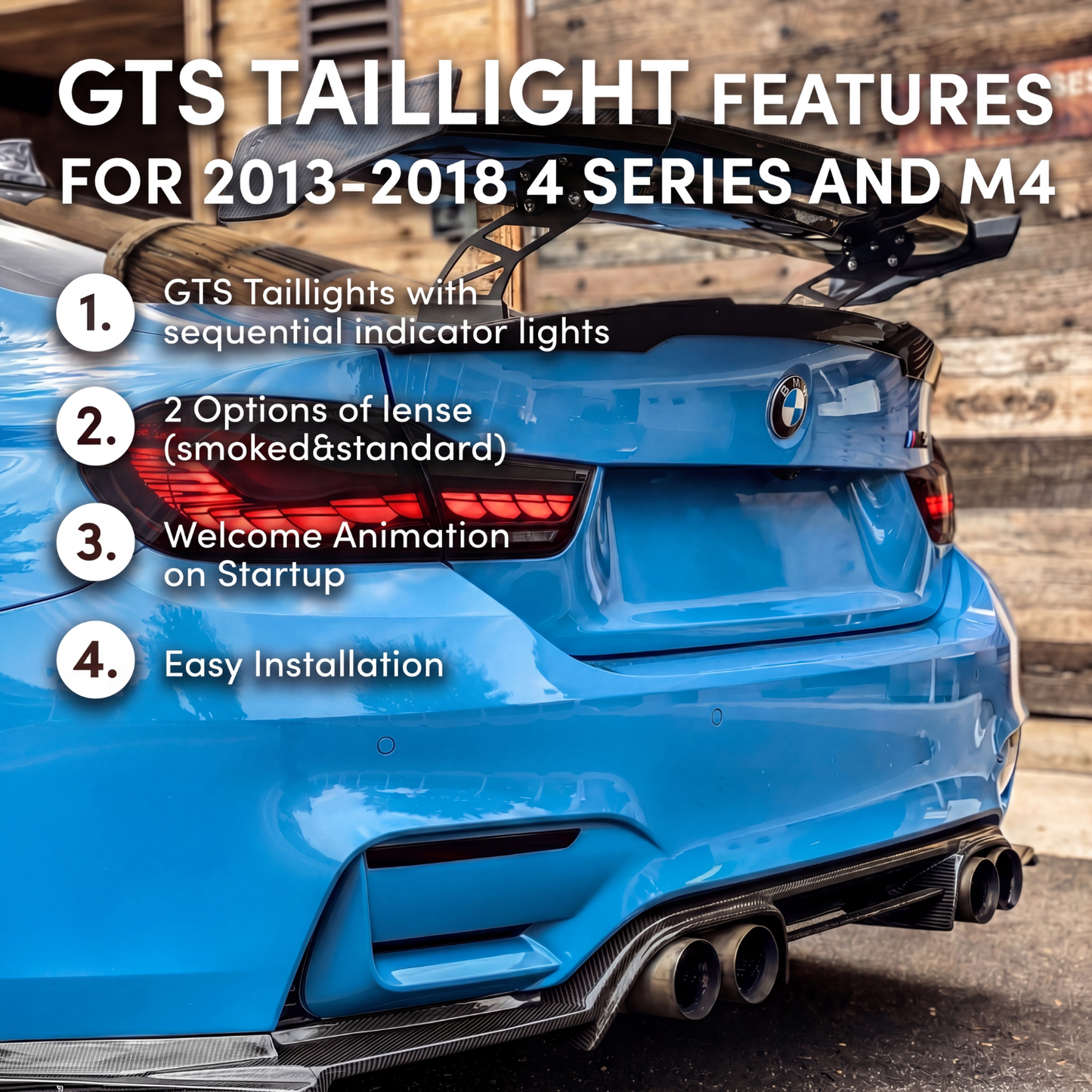 BMW 4 Series F32/F82 (2012-2018) GTS Taillights