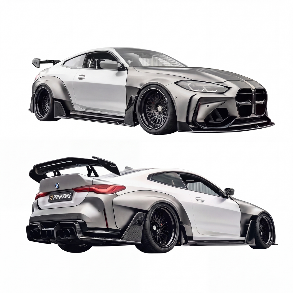Full Dry Carbon Fiber M4 G81 Agro BodyKit - 77 Performance