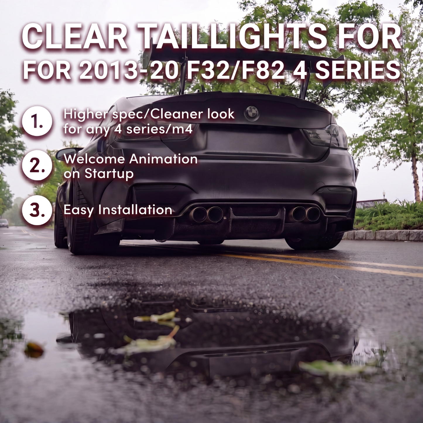 BMW 4 Series F32/F82 (2013-2020) Clear 77 Taillights
