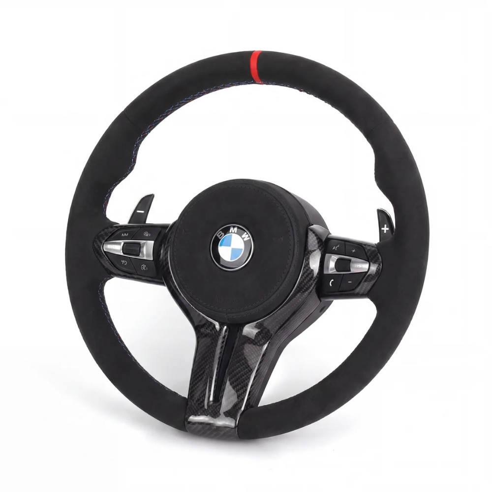 Full Alcantara Leather M Sport BMW Wheel