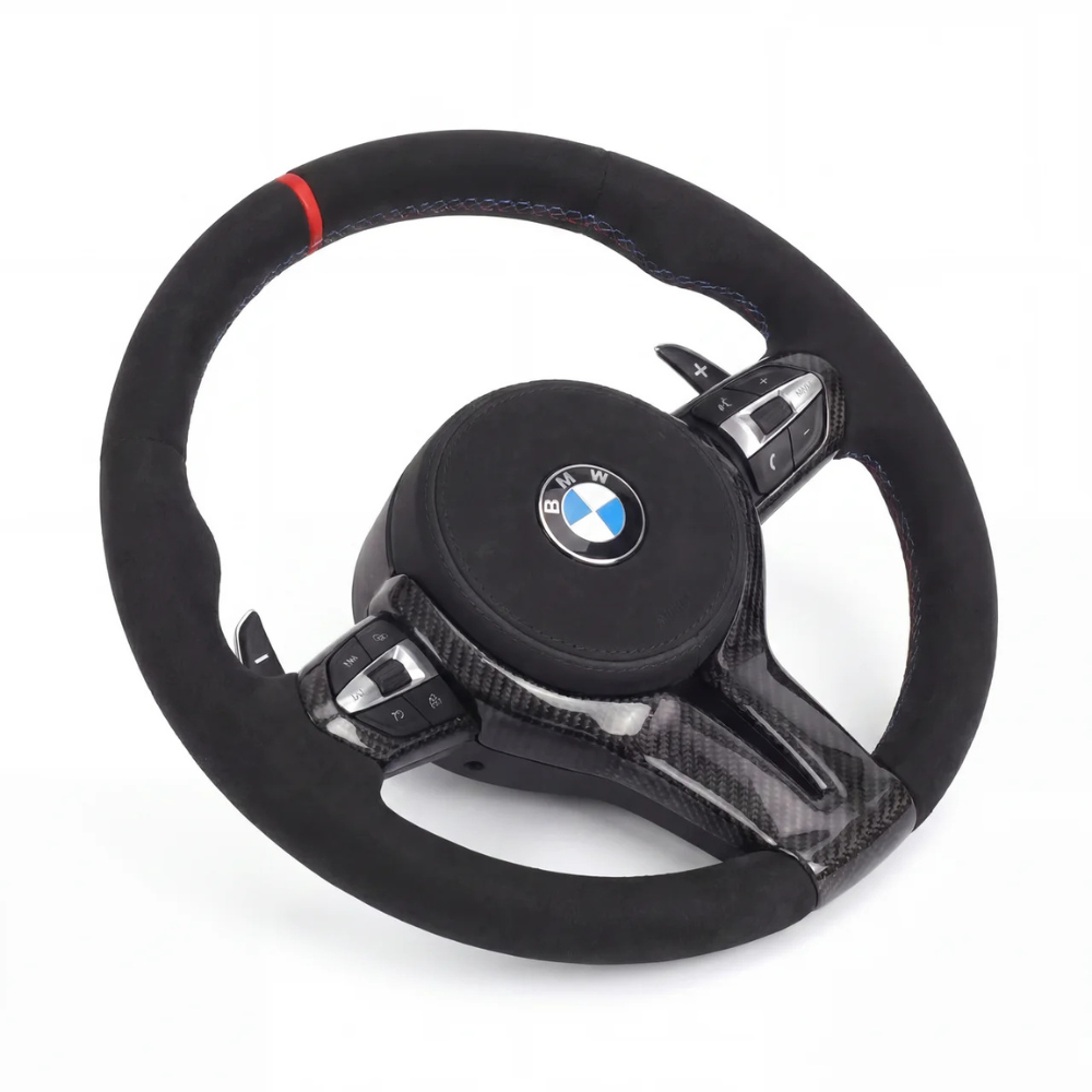 Full Alcantara Leather M Sport BMW Wheel