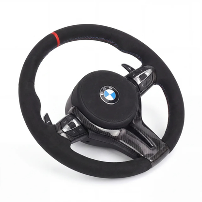 Full Alcantara Leather M Sport BMW Wheel