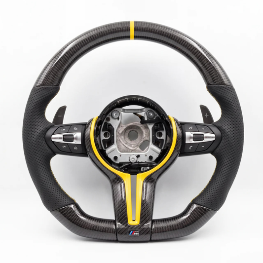 Carbon & Leather M Sport BMW Wheel