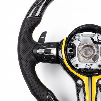 Carbon & Leather M Sport BMW Wheel