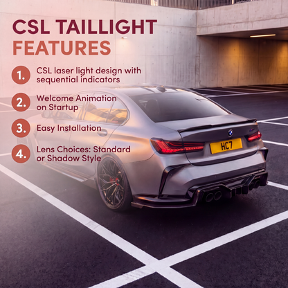 BMW 3 Series/M3 (G20/G80 2019-2025) CSL Taillights