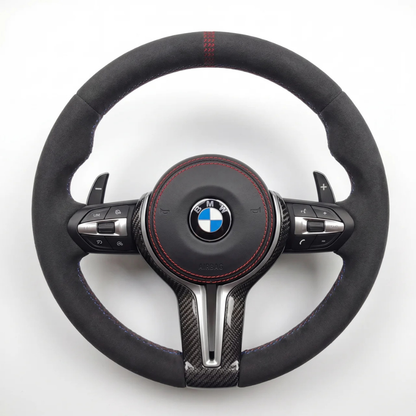 Alcantara With Carbon Accents BMW Wheel