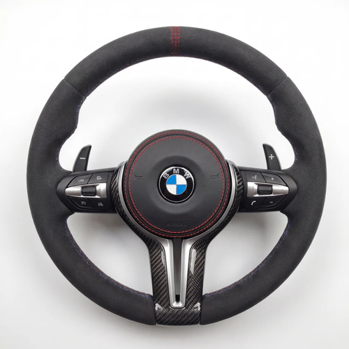 Alcantara With Carbon Accents BMW Wheel