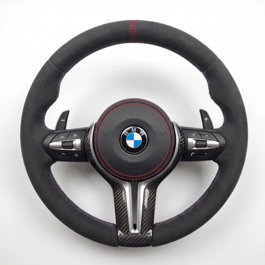 Alcantara With Carbon Accents BMW Wheel