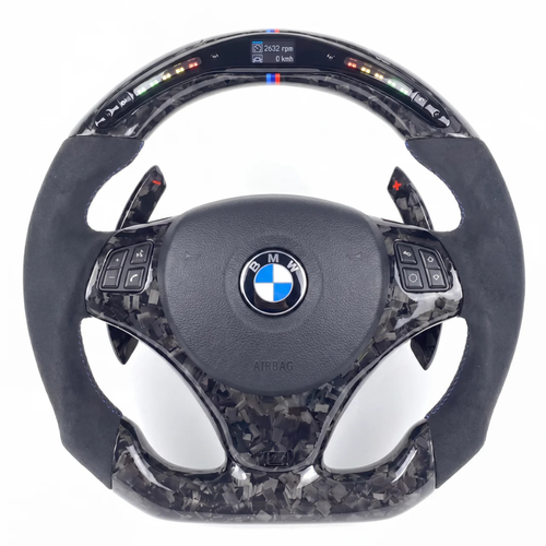 Forged Carbon LED Meter BMW Wheel