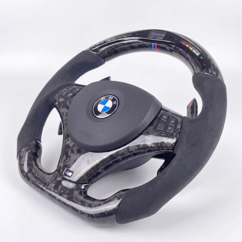 Forged Carbon LED Meter BMW Wheel
