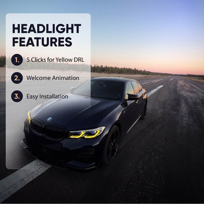 BMW 3 Series G20/G28 (2019-2022) Dual Colour Laser Headlights