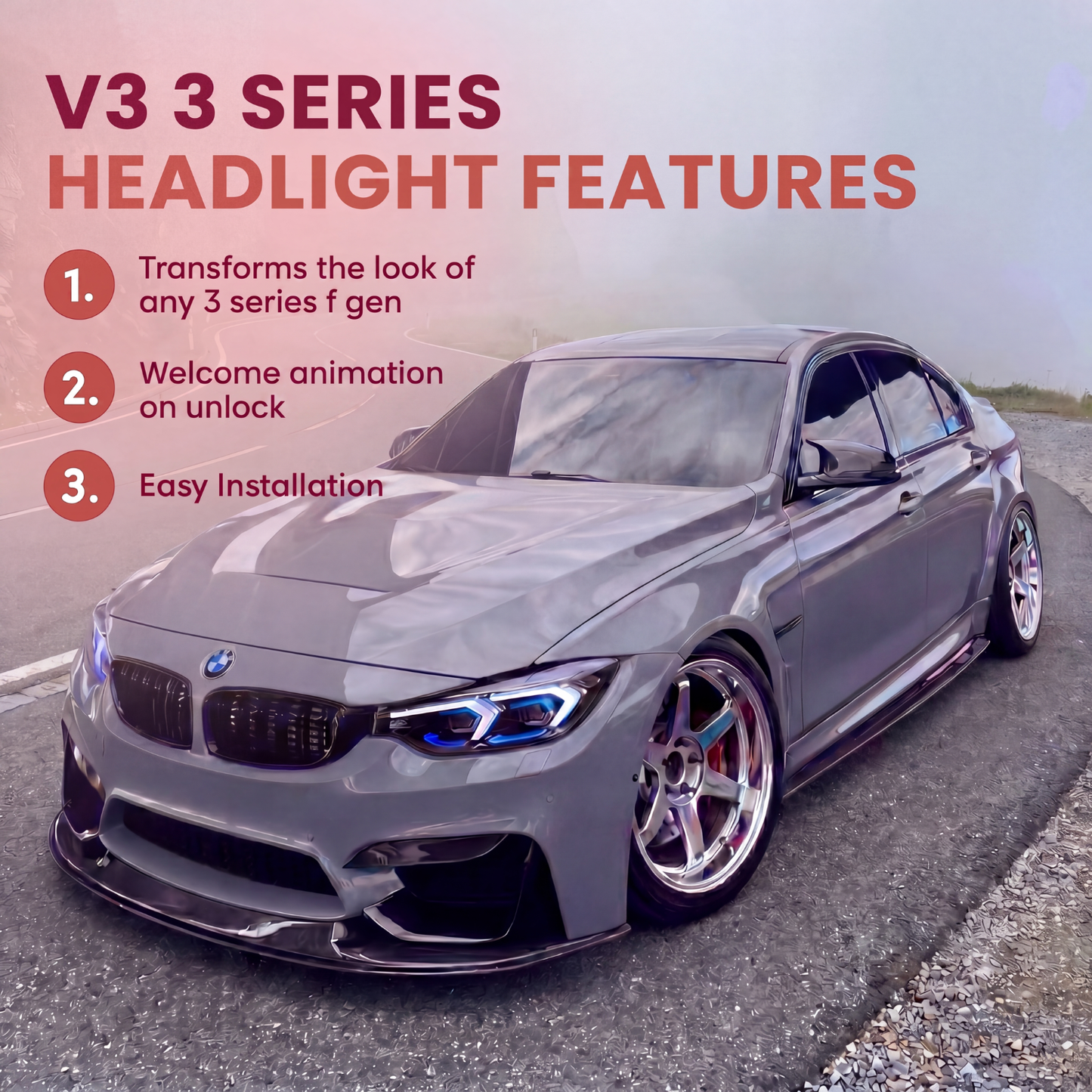 BMW 3 Series F30 (2013-2018) Tiger Eyes