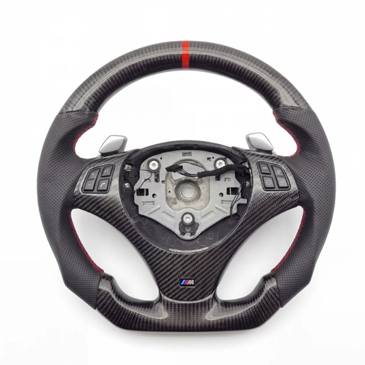 Full Carbon Fibre Leather Grip BMW Wheel