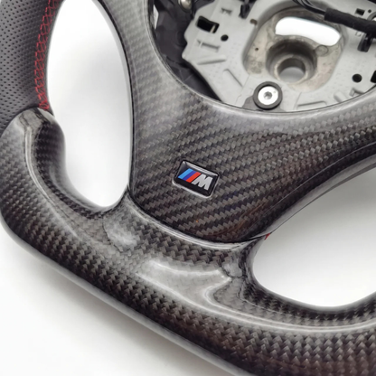 Full Carbon Fibre Leather Grip BMW Wheel