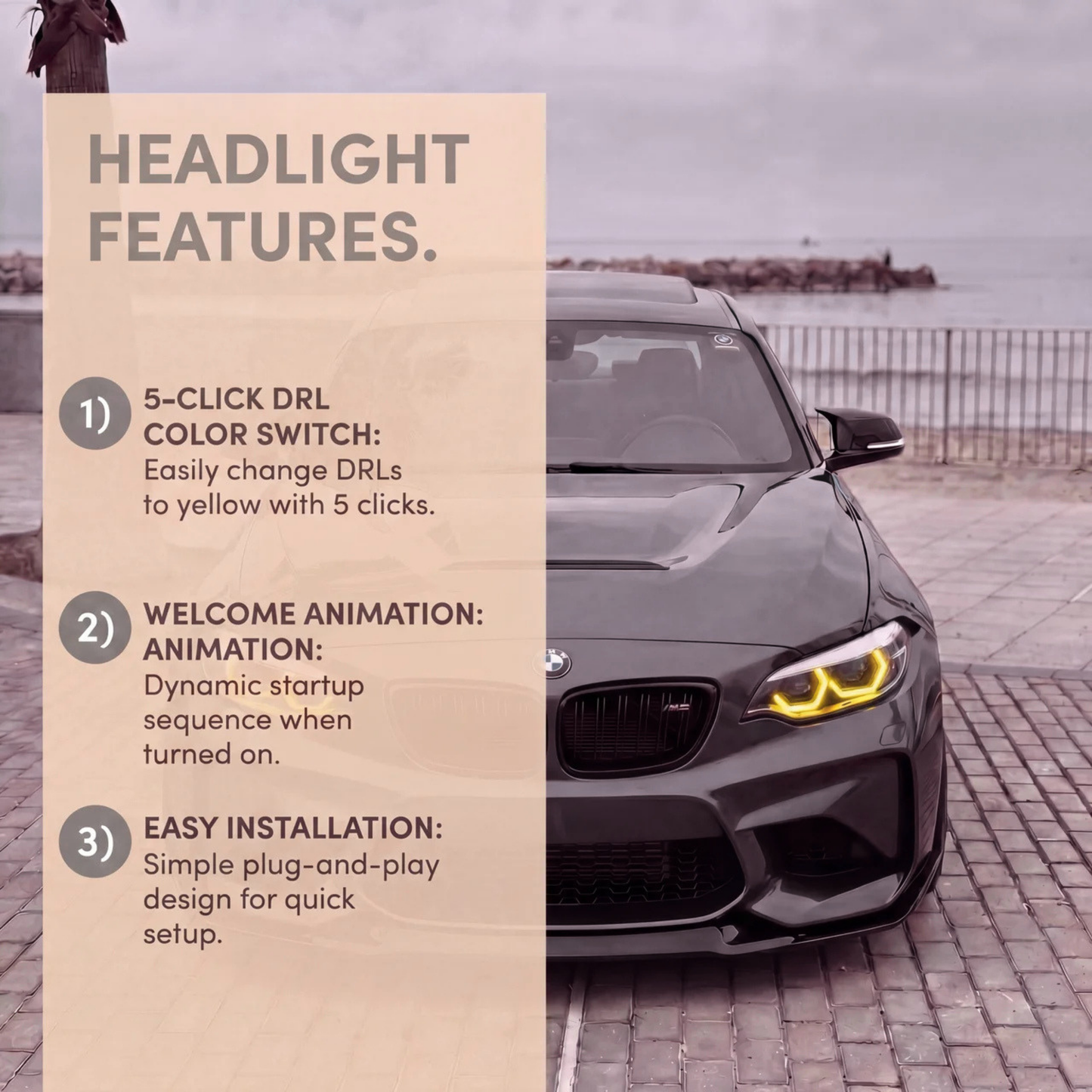 BMW 2 Series F22/F23/F87 (2014-21) Dual Ikon Headlights