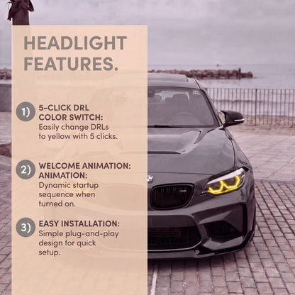 BMW 2 Series F22/F23/F87 (2014-21) Dual Ikon Headlights