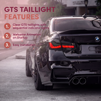 BMW 3 Series F30/M3 (2013-2018) Clear GTS Taillight